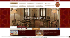 Desktop Screenshot of palazzocesi.it