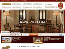 Tablet Screenshot of palazzocesi.it